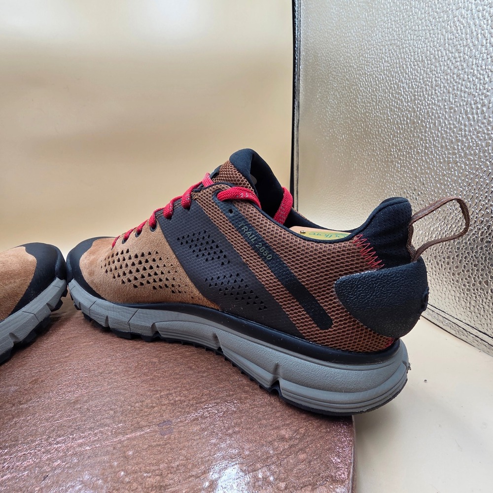 Danner Trail 2650 Mens Hiking Shoes Brown Red Suede Vibram 61272 Size 9 - Picture 8 of 13